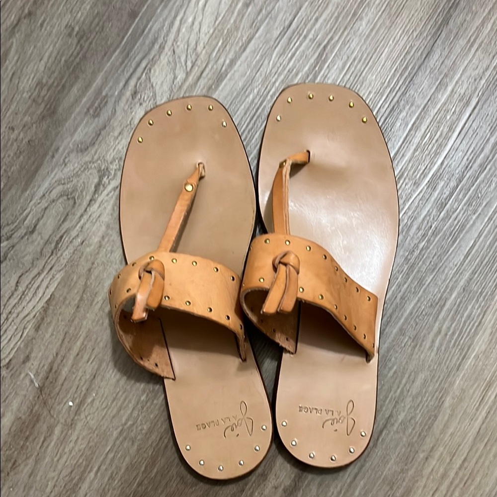 Tan Leather Sandals